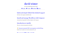 Desktop Screenshot of davidwinter.me