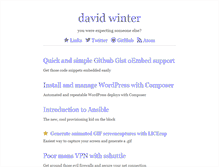 Tablet Screenshot of davidwinter.me